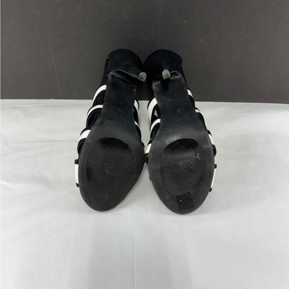 Elegant Black and White Women's Heels - Picture 8 of 8